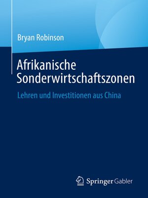 cover image of Afrikanische Sonderwirtschaftszonen